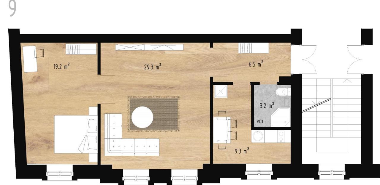 Апартаменти Gourmet Storie'S Ap 68Sqm Renovated Free Parking Рига Екстер'єр фото